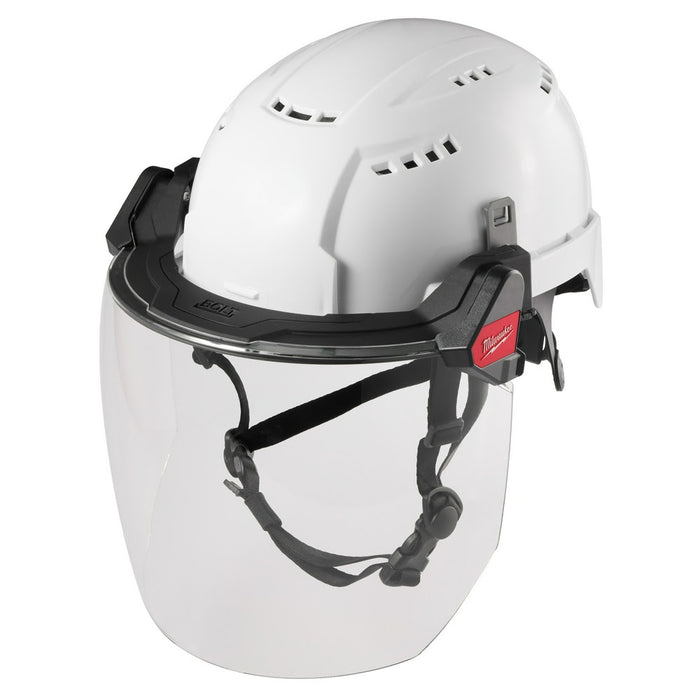 Milwaukee 48-73-1420 BOLT Full Face Shield - Clear Dual Coat Lens (Compatible with Milwaukee Safety Helmets & Hard Hats) - 3