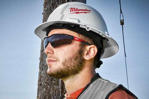 Milwaukee 48-73-2015 Safety Grey Tinted Glasses - Anti-Scratch Lenses - 7