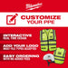 Milwaukee 48-73-2241 Class 2 High Visibility Yellow Mesh One Pocket Safety Vest - S/M - 2