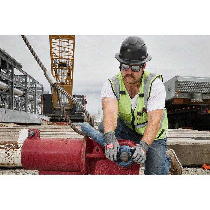 Milwaukee 48-73-2516 Full Frame Safety Glasses with Removable Side Shields Brown Anti-Scratch Lenses - 9