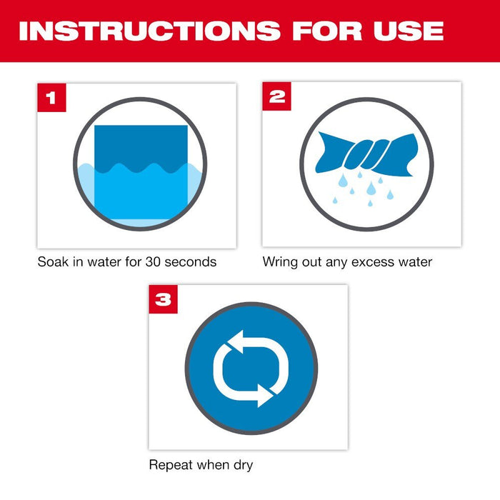 Milwaukee 48-73-4544 BOLT Safety Helmet Cooling Liner - 7