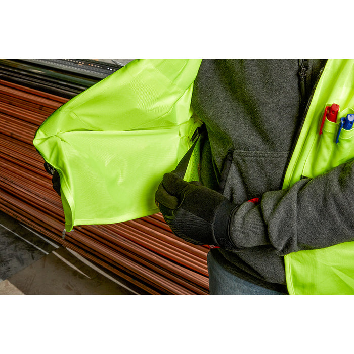 Milwaukee 48-73-5022 Class 2 - High Visibility Yellow Safety Vest - L/XL - 6