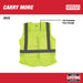 Milwaukee 48-73-5022 Class 2 - High Visibility Yellow Safety Vest - L/XL - 11