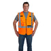 Milwaukee 48-73-5032 High Visibility Orange Safety Vest - L/XL - 4