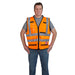 Milwaukee 48-73-5053 High Visibility Orange Performance Safety Vest - XXL/XXXL - 3