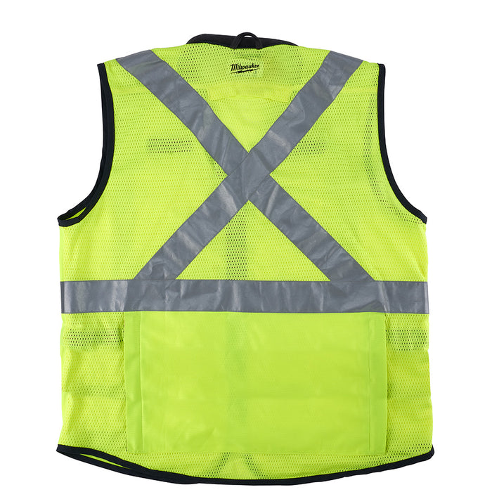 Milwaukee 48-73-5082 High Visibility Yellow Performance Safety Vest - L/XL (CSA) - 2