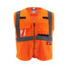 Milwaukee 48-73-5116 Class 2 High Visibility Orange Mesh Safety Vest - L/XL