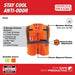 Milwaukee 48-73-5116 Class 2 High Visibility Orange Mesh Safety Vest - L/XL - 8