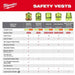Milwaukee 48-73-5117 Class 2 High Visibility Orange Mesh Safety Vest - 2XL/3XL - 7