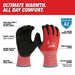 Milwaukee 48-73-7920 Cut Level 2 Winter Dipped Gloves - S - 2