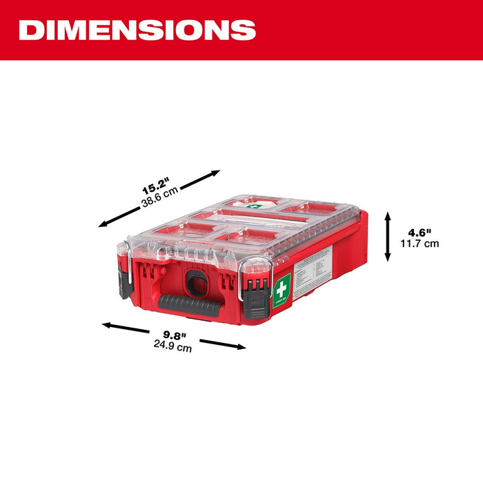 Milwaukee 48-73-8435C 79PC Class A Type III PACKOUT First Aid Kit - 4