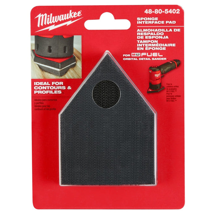 Milwaukee 48-80-5402 Sponge Interface Pad for M12 FUEL Orbital Detail Sander - 3