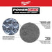 Milwaukee 48-80-6406 3" Assorted 80, 120, 180 Grit Mesh Sanding Discs with POWERGRID Tear Resistant Mesh - 36 pk + 3 Pad Savers - 4
