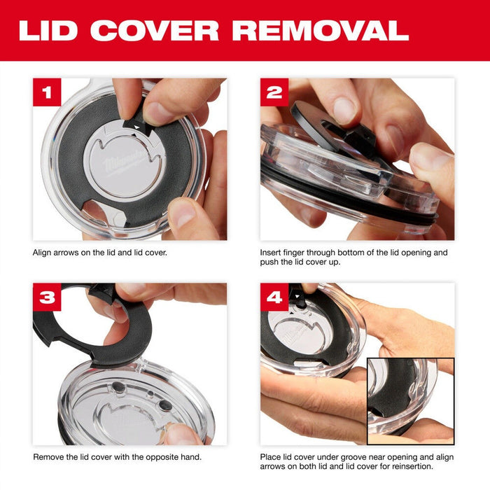 Milwaukee 48-82-8393R PACKOUT 30oz Tumbler Red - 3