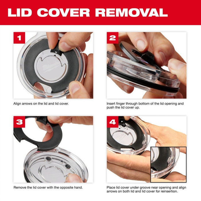 Milwaukee 48-82-8393R PACKOUT 30oz Tumbler Red - 3