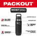 Milwaukee 48-82-8396B PACKOUT 24oz Insulated Bottle with Leakproof Chug Lid Black - 3