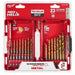 Milwaukee  48-89-4631 23 Piece TiN Shockwave Drill Bit Kit - 2