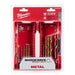 Milwaukee  48-89-4633 10 Piece Titanium Shockwave Red Helix Bit Set - 2