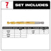 Milwaukee 48-89-4637 SHOCKWAVE Impact Duty Titanium Drill Bit Set (7-Piece) - 3