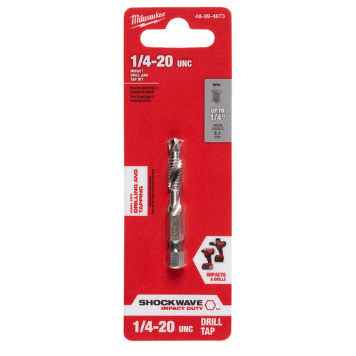 Milwaukee 48-89-4873 SHOCKWAVE 1/4 INC -20 SAE IMPACT DRILL TAP - 2