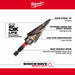 Milwaukee 48-89-9254 SHOCKWAVE Impact Duty Step Bit 3pc Set (#1, #2, #4) - 5