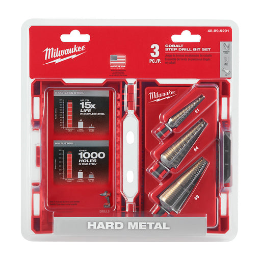 Milwaukee 48-89-9291 Milwaukee Cobalt Step Drill Bit 3PC Set - 2