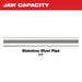 Milwaukee 49-16-2651SA 3/4" IPS-ASP Press Jaw for M18 FORCE LOGIC Press Tools - 2