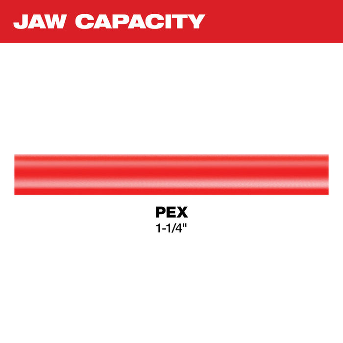 Milwaukee 49-16-2655C 1-1/4" PEX Crimp (F1807) Jaw for M18 FORCE LOGIC Press Tools - 2