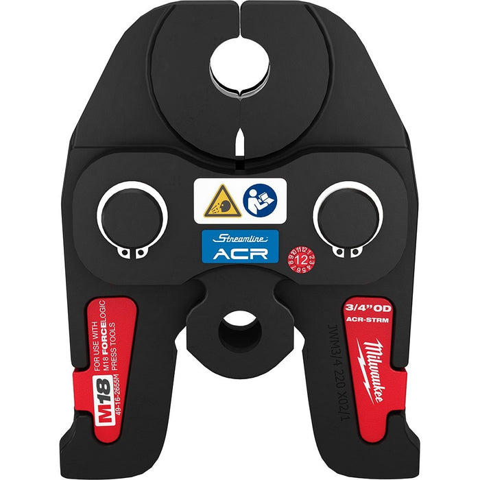 Milwaukee 49-16-2655M 3/4" Streamline™ ACR Press Jaw for M18™ FORCE LOGIC™ Press Tools