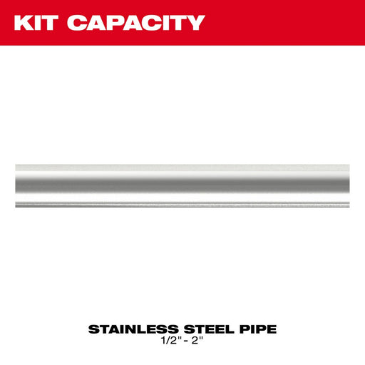 Milwaukee 49-16-2691SA 1/2" – 2" IPS-ASP Press Jaw & Ring Kit for M18 FORCE LOGIC Long Throw Press Tool - 2