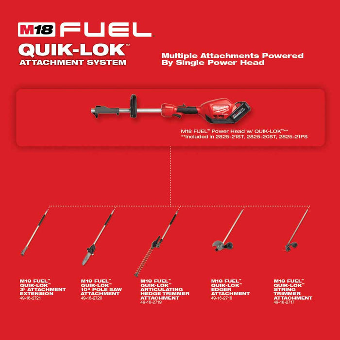 Milwaukee 49-16-2721 M18 FUEL QUIK-LOK 3' Attachment Extension - 5