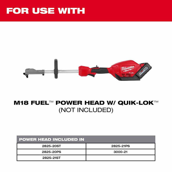 Milwaukee 49-16-2738 M18 Fuel Quik-Lok Brush Cutter Attachment - 4