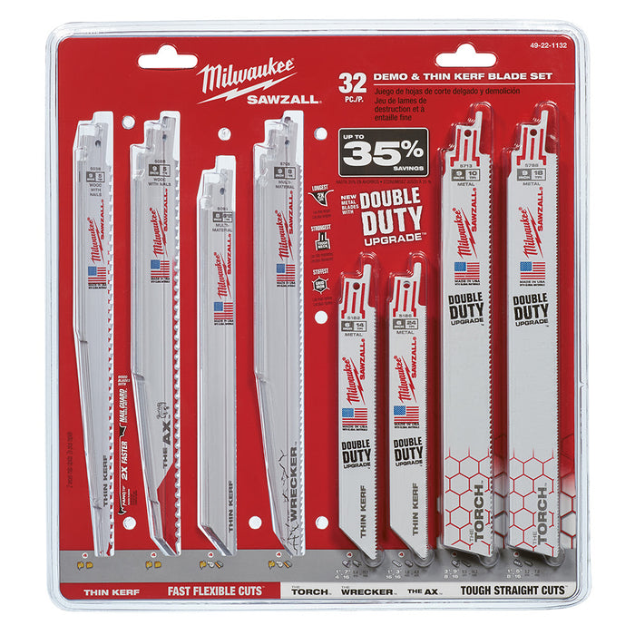 Milwaukee  49-22-1132 Milwaukee 32-Piece Mega SAWZALL Blade Kit