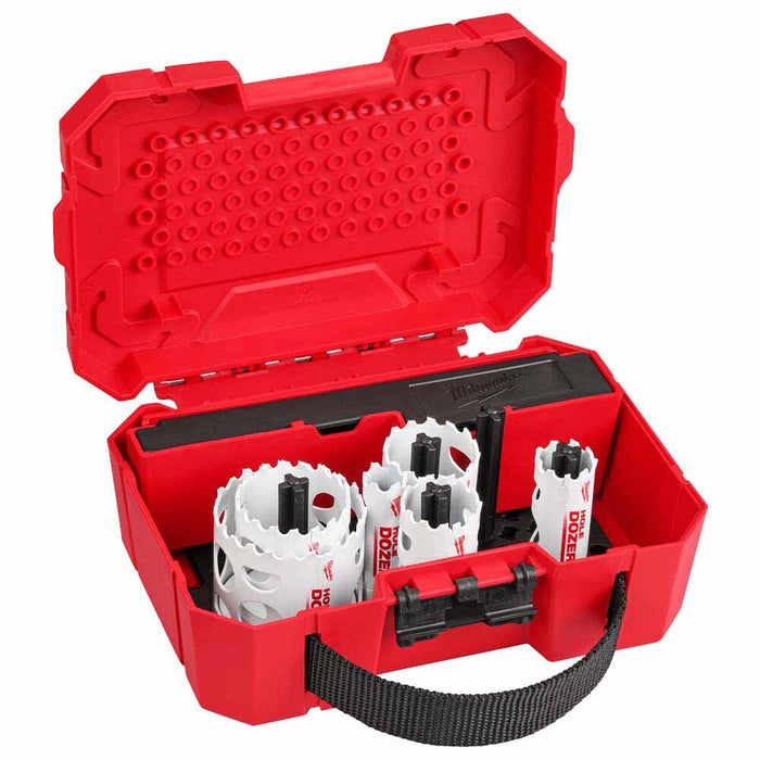 Milwaukee 49-22-4001 10 PC HOLE DOZER HVAC Hole Saw Kit - 7
