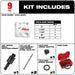 Milwaukee 49-22-4009 HOLE DOZER™  Large Diameter Hole Saw Kit - 9PC - 3