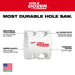 Milwaukee 49-22-4009 HOLE DOZER™  Large Diameter Hole Saw Kit - 9PC - 4