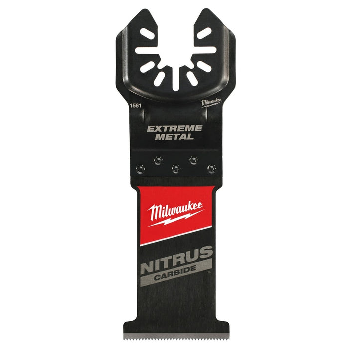 Milwaukee 49-25-1565 NITRUS CARBIDE Extreme Metal Universal Fit OPEN-LOK Multi-Tool Blade 5PK