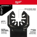 Milwaukee 49-25-1565 NITRUS CARBIDE Extreme Metal Universal Fit OPEN-LOK Multi-Tool Blade 5PK - 7
