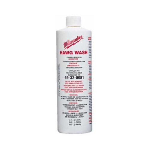 Milwaukee 49-32-0081 Hawg Wash 16oz Bottle Water Soluble Cutting Fluid