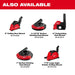 Milwaukee 49-40-6120 7" / 9" Large Angle Grinder Cutting Dust Shroud - 5