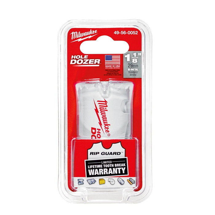 Milwaukee 49-56-0052 1-1/8" Hole Dozer™ Bi-Metal Hole Saw