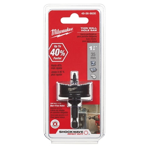 Milwaukee 49-56-9830 1-3/8"  Shockwave Hole Saw - 2