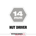 Milwaukee 49-66-4614 SHOCKWAVE Impact Duty 14MM x 2-9/16" Magnetic Nut Driver BULK 10 - 2