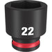 Milwaukee 49-66-6145 SHOCKWAVE Impact Duty™  3/8"Drive 22MM Standard 6 Point Socket