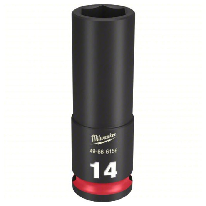 Milwaukee 49-66-6156 SHOCKWAVE Impact Duty™  3/8"Drive 14MM Deep 6 Point Socket