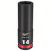 Milwaukee 49-66-6156 SHOCKWAVE Impact Duty™  3/8"Drive 14MM Deep 6 Point Socket