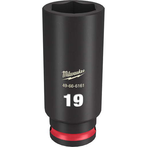 Milwaukee 49-66-6161 SHOCKWAVE Impact Duty™  3/8"Drive 19MM Deep 6 Point Socket