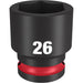Milwaukee 49-66-6258 SHOCKWAVE Impact Duty™  1/2"Drive 26MM Standard 6 Point Socket