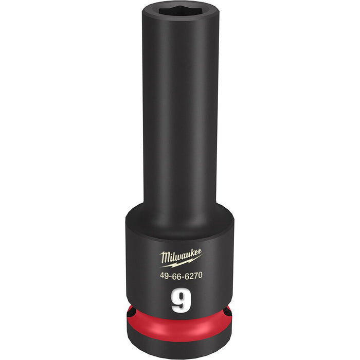 Milwaukee 49-66-6270 SHOCKWAVE Impact Duty™  1/2"Drive 9MM Deep 6 Point Socket