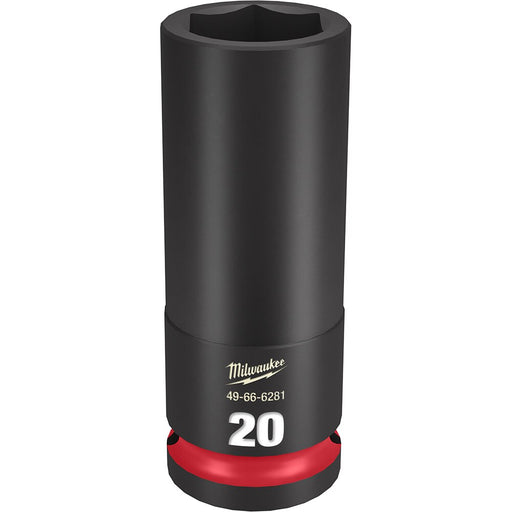 Milwaukee 49-66-6281 SHOCKWAVE Impact Duty™  1/2"Drive 20MM Deep 6 Point Socket